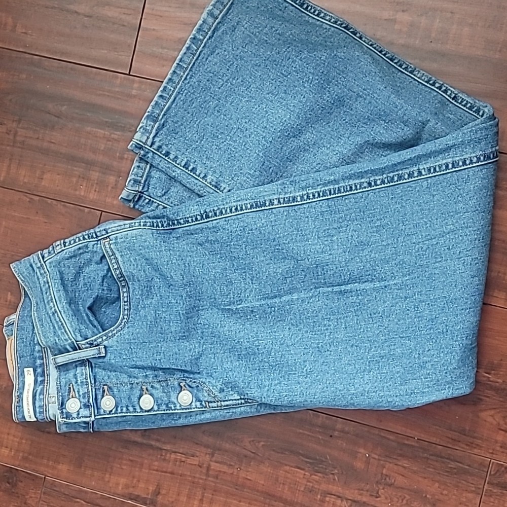 Mile high wide leg women's jeans